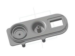 Omron c 28 kompresör inhaler panel 3d print model - Mito3D