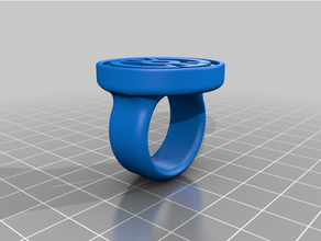 Blau Laterne Ring dc Comics 3d print model - Mito3D