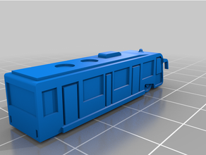 detailed airport bus 3d print model - Mito3D
