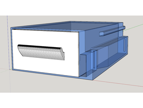 ender 3 pro left big drawer card reader bin creality 3d print model - Mito3D