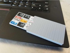 microsd card wallet microsdhc holder 3d print model - Mito3D
