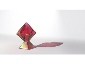 Navidad estrella Arte premio decoración ornamento matemáticas trofeo 3d print model - Mito3D