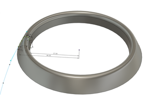 dinam Gloster meteoro entrada anel 3d print model - Mito3D