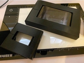 dslr filme scanner 20 120 35mm analógico fotografia adaptador 3d print model - Mito3D