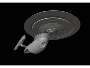 Excelsior sınıf star yürüyüş yıldız gemisi parçalar takım genişleme 10 centaur bash minyatürler model uzay oyuncak uss 3d print model - Mito3D