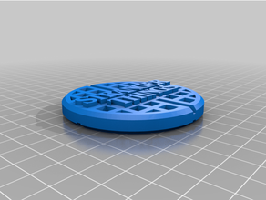 stranger waffle 3d print model - Mito3D