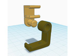 kulaklık kanca Ikea tertial Lamba klips sıra aksesuar Kulp destek askı binmek 3d print model - Mito3D