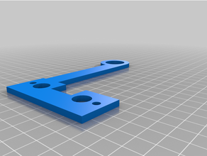 ender 3 bed handle carriage plate mount 3d print model - Mito3D