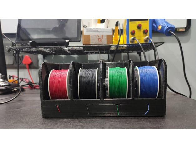fio carretel distribuidor suporte 3D print model - Mito3D