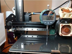 dial indicator mount ender 3 v2 3d fused x-axis linear rail mod 3dfused 3d print model - Mito3D