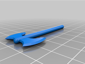 pelea confusa arma paquete Lego minifiguras alebard hacha ladrillos constructor duplo compatible ladrillo espada 3d print model - Mito3D