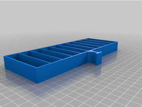 small box drawers organizer resistor storage toolbox 3d print model - Mito3D