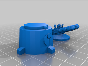 çift plazma Küçük kule tau Uçan göz bilimkurgu nöbetçi Warhammer 40k 3d print model - Mito3D