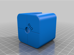 pallina golf maschera foratura trapano jig perforazione guida 3d print model - Mito3D