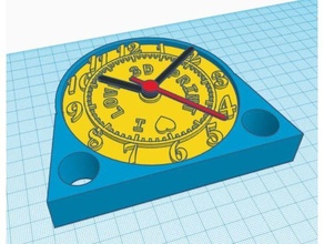 pared montar escritorio reloj bricolaje diy multicolor universal 3d print model - Mito3D