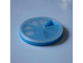 customizable pill box semainier pillbox container weekly 3d print model - Mito3D