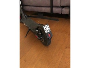 scooter nombre titulaire soutien 3d print model - Mito3D