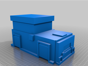 mini poly voiture cube facile impression tonnelier Monsieur Smashy route carré 3d print model - Mito3D