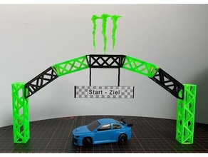 traverse truss durchfahrt bogen tor gate dr ft sturmkind strecke 3d print model - Mito3D