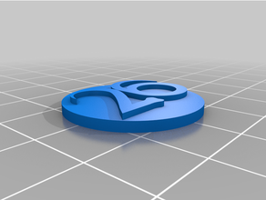 counter tokens - numbers 1-50 3d print model - Mito3D