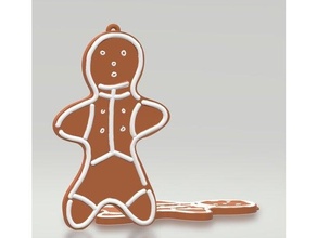 gingerbread ornament 3d print model - Mito3D