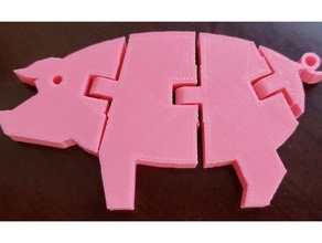 flexi cerdo 3d print model - Mito3D