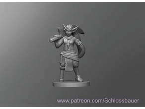 goblin female ver3 dnd dungeons dragons tabletop 3d print model - Mito3D