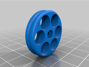indoor rc plane wheel rubber tire 3d print model - Mito3D