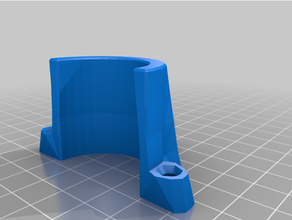 duş perde kamış Kulp destek 3d print model - Mito3D