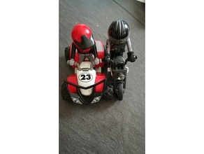 gidon moto Playmobil 3d print model - Mito3D