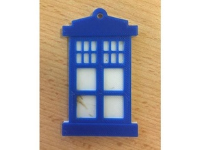 docteur tardis porte clés Docteur Who 3d print model - Mito3D