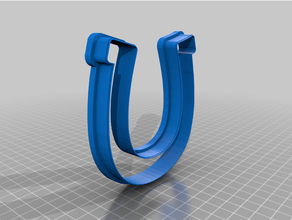 horseshoe cookie cutter 3d print model - Mito3D