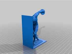bookend man 3d print model - Mito3D