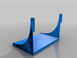 parametric french cleat shelf lightweight lasercut 3d print model - Mito3D