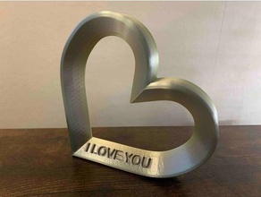coração Natal presente namorados amar presentes 3d print model - Mito3D
