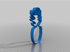 ananas biscuit coupeur 3d print model - Mito3D