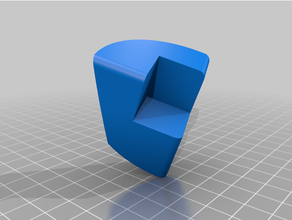 hayalet gomboc 2x2 Rubik'ler küp uzantılar 3d print model - Mito3D