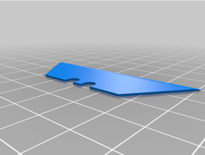 Rasierklinge Attrappe Lehrmodell Simulation parametrisch Rasierer Klinge Nützlichkeit Messer 3d print model - Mito3D
