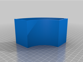 monoprice bobine organisateur filament espace rangement boîte 3d print model - Mito3D