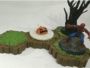 pumpkin bomb heroscape tabletop 3d print model - Mito3D