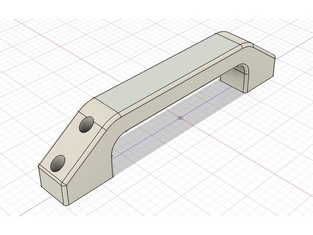 porta maniglia 3D print model - Mito3D