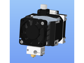 e3d Hemera chargement loquet 3d print model - Mito3D