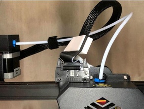 cr 6 se hotend Kabel Unterstützung Halter Linderung cr6 Realität 3d print model - Mito3D