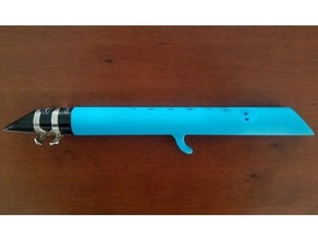 thumb rest pocket clarinet chalumeau 3d print model - Mito3D