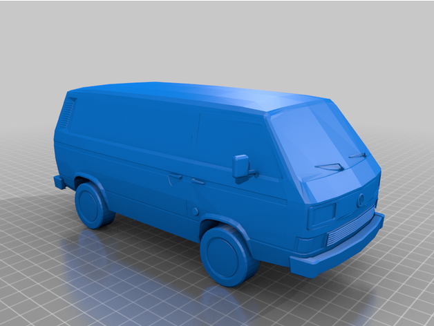 vw t3 vanagon bus 3D print model - Mito3D