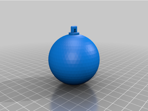 Weihnachten Ball Ornament Dekoration Baum 3d print model - Mito3D