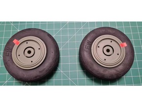 freewing mig-29 hubcaps 3d print model - Mito3D