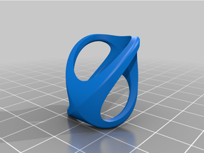 eclipse lustroso anel 3d print model - Mito3D