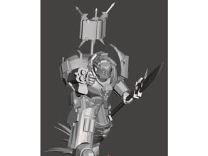 charging grey knight 3d print model - Mito3D