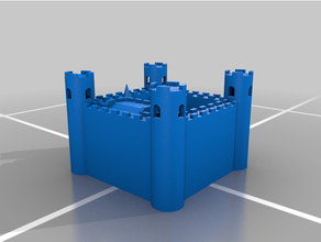 pequeno castelo 3d print model - Mito3D